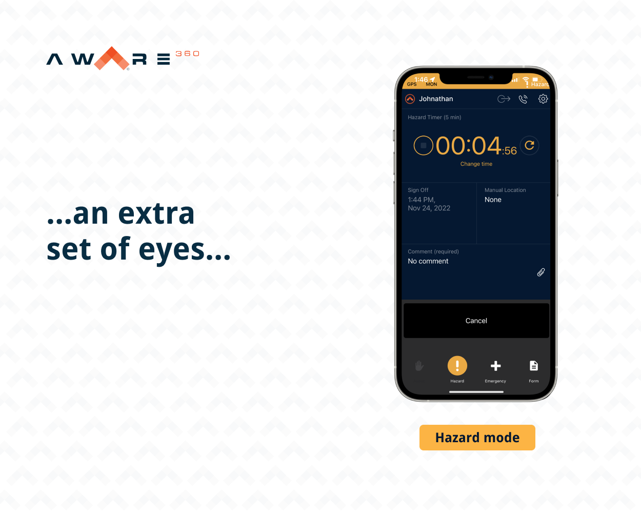 screenshot of Aware360 Suite